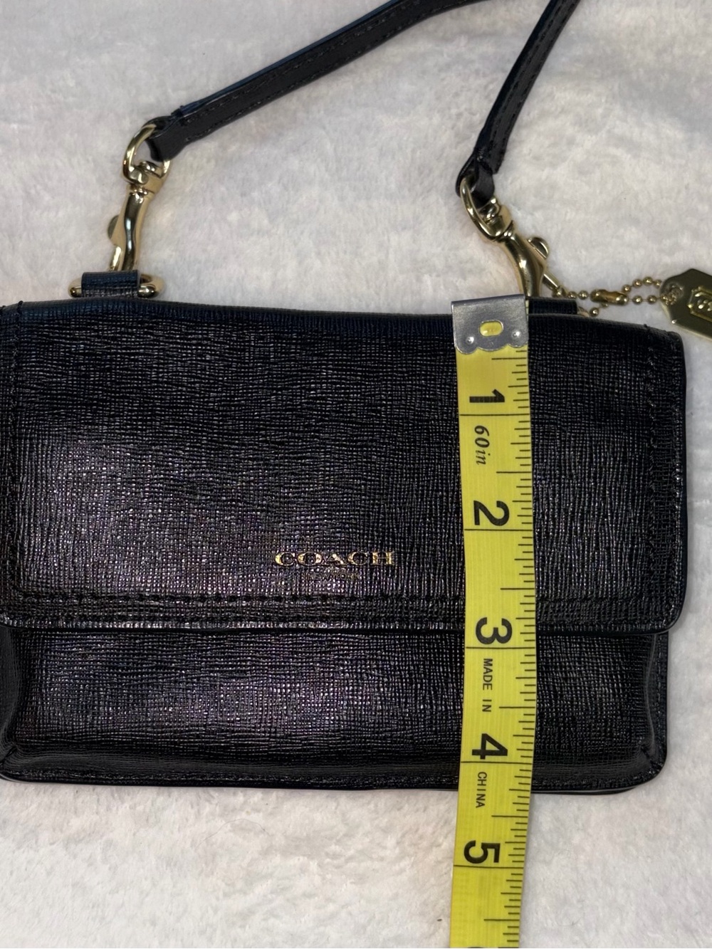 COACH Leather Wallet Crossbody - Picture 10 of 12